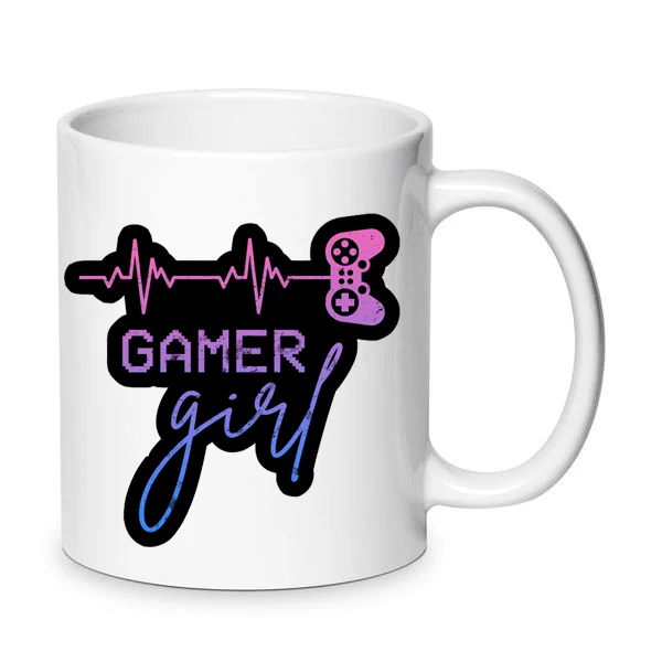 Φωτογραφία προϊόντος: Κούπα Gamer Girl Κεραμική 330ml No3
