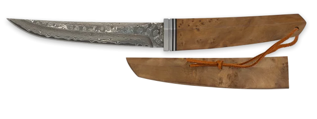 Φωτογραφία προϊόντος: ΜΑΧΑΙΡΙ ALBAINOX Tanto knife. Root wood. Damask. Bl 12.8cm, 32832