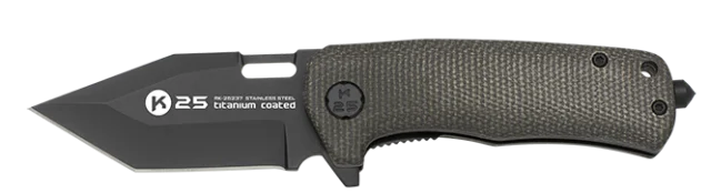 Φωτογραφία προϊόντος: Σουγιάς K25 tactical penknife.Black Onix micarta, 25237