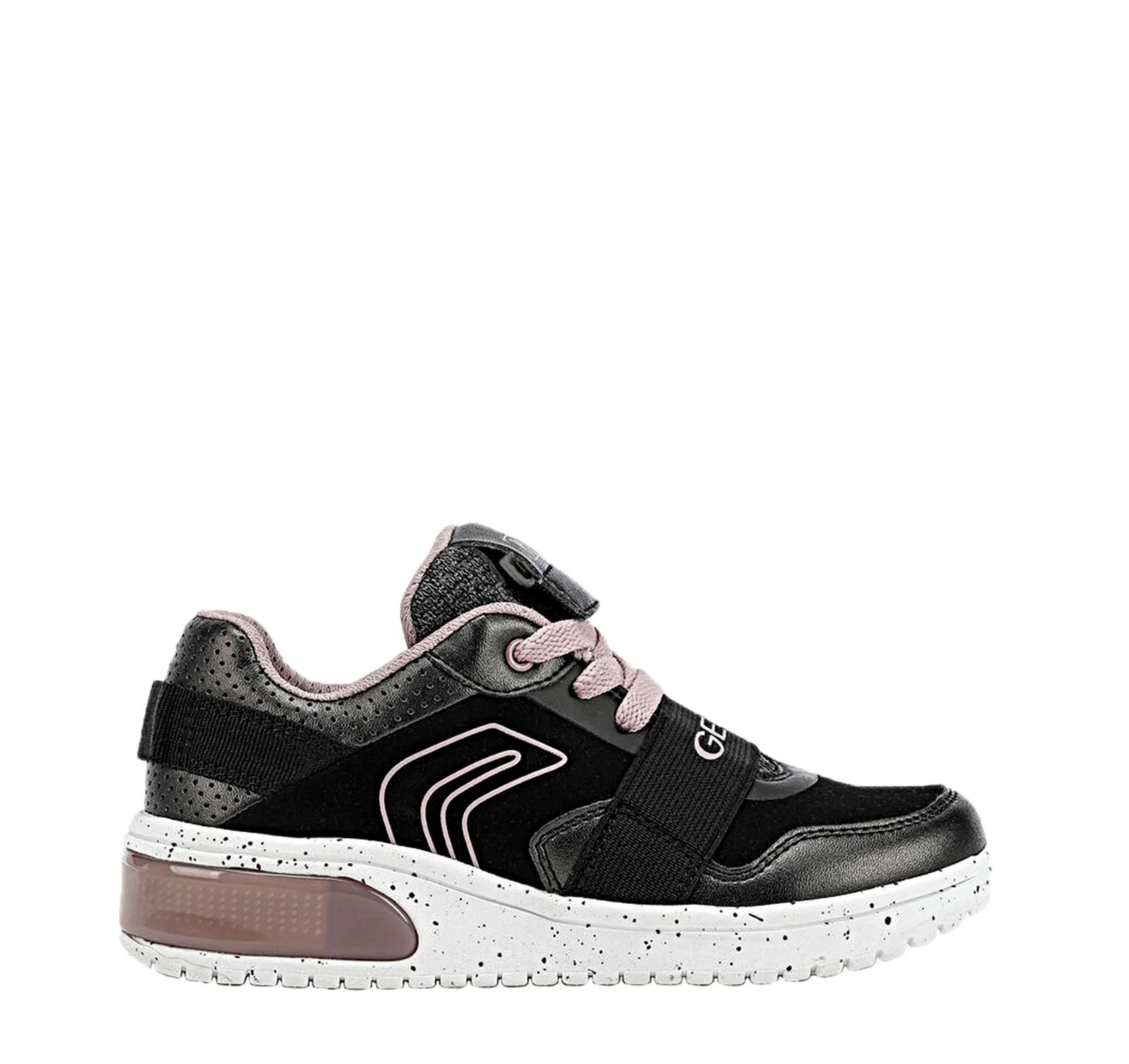 Φωτογραφία προϊόντος: ΠΑΙΔΙΚΑ SNEAKERS ΚΟΡΙΤΣΙ GEOX BLACK PINK XLED J928DA 0NF6K C0618