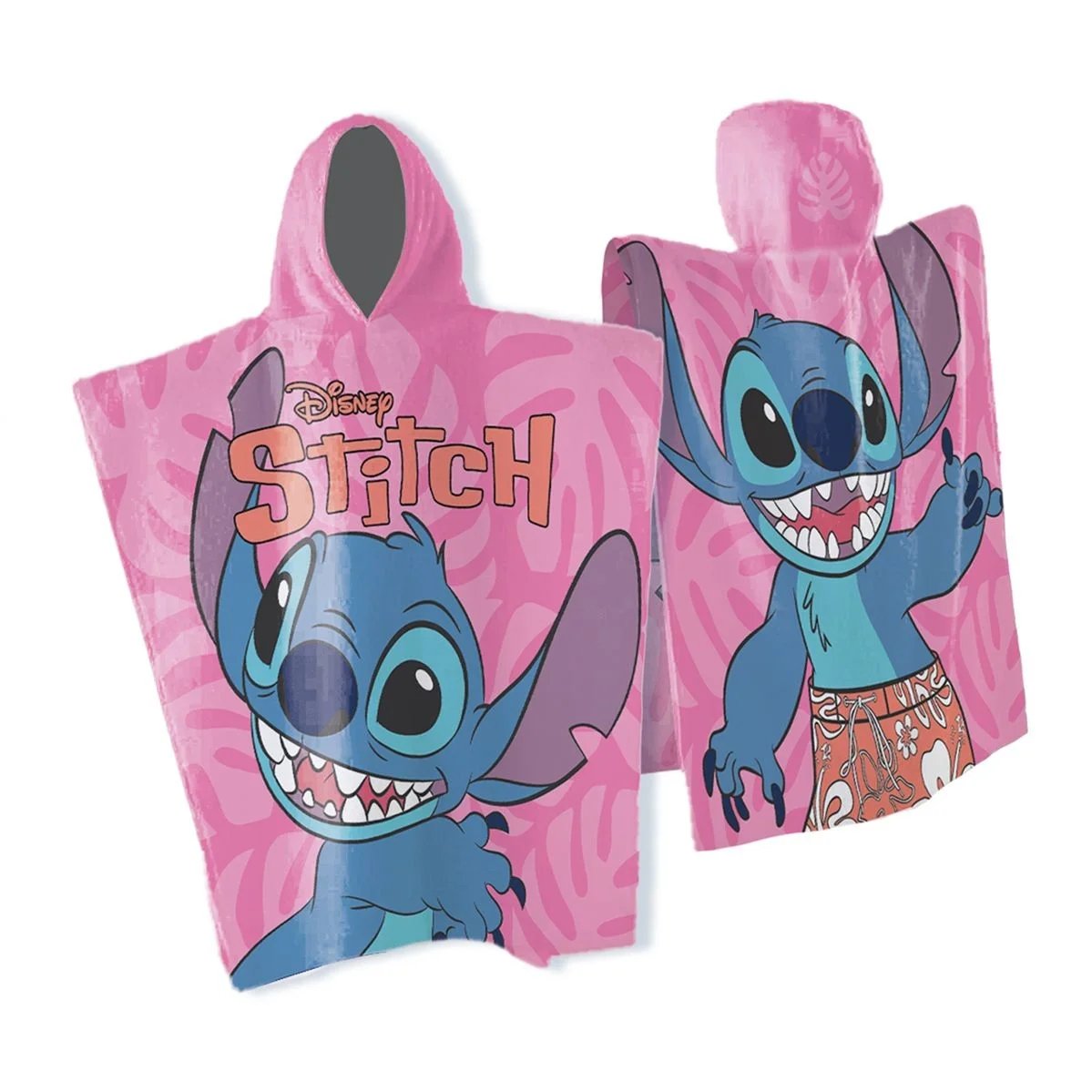 Φωτογραφία προϊόντος: Πόντσο Quick Dry Microfiber 50x100εκ. Disney Home Lilo & Stitch 556 Pink Dimcol