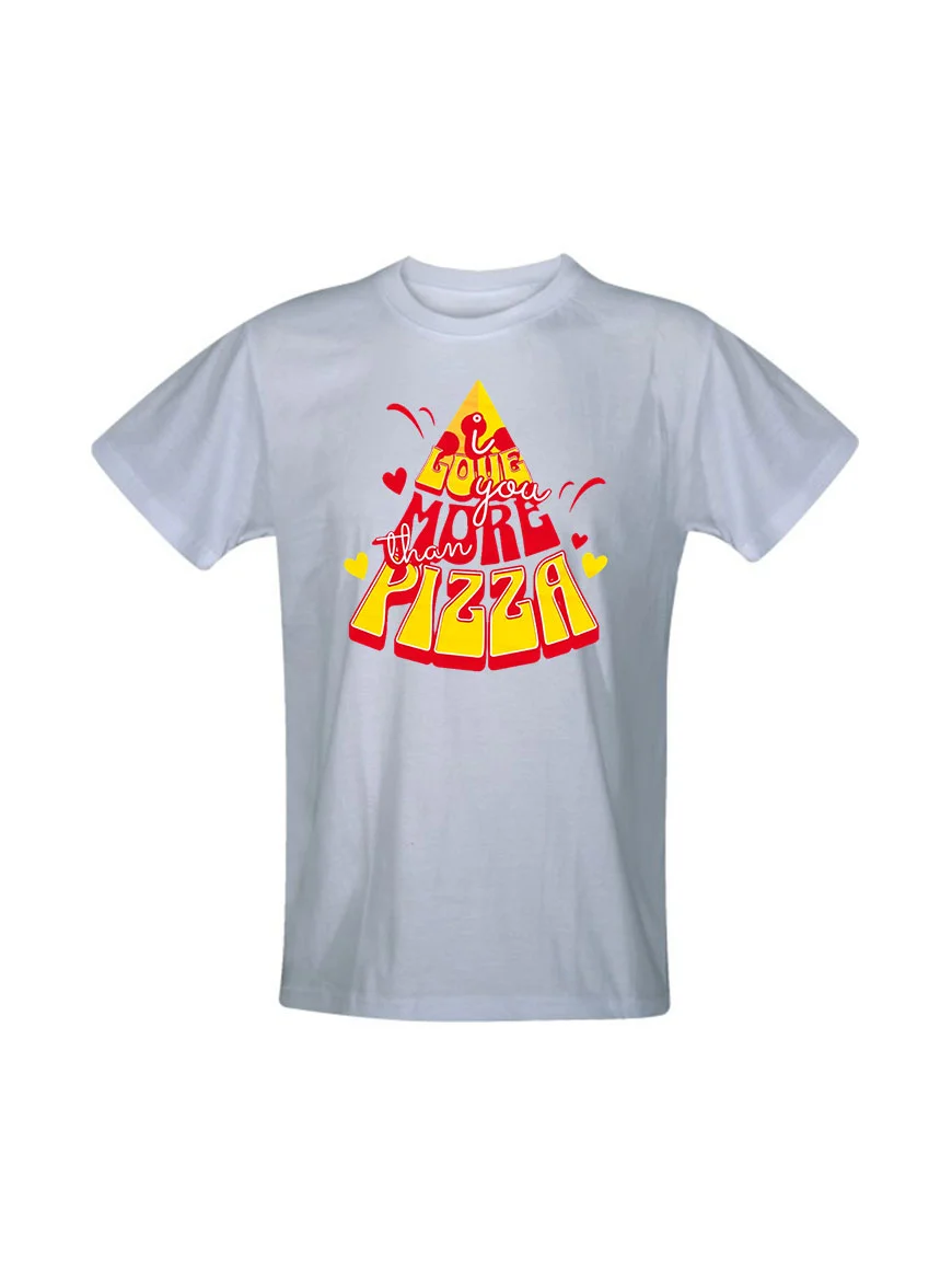 Φωτογραφία προϊόντος: Pizza Lover T-shirt 102/105 WHITE