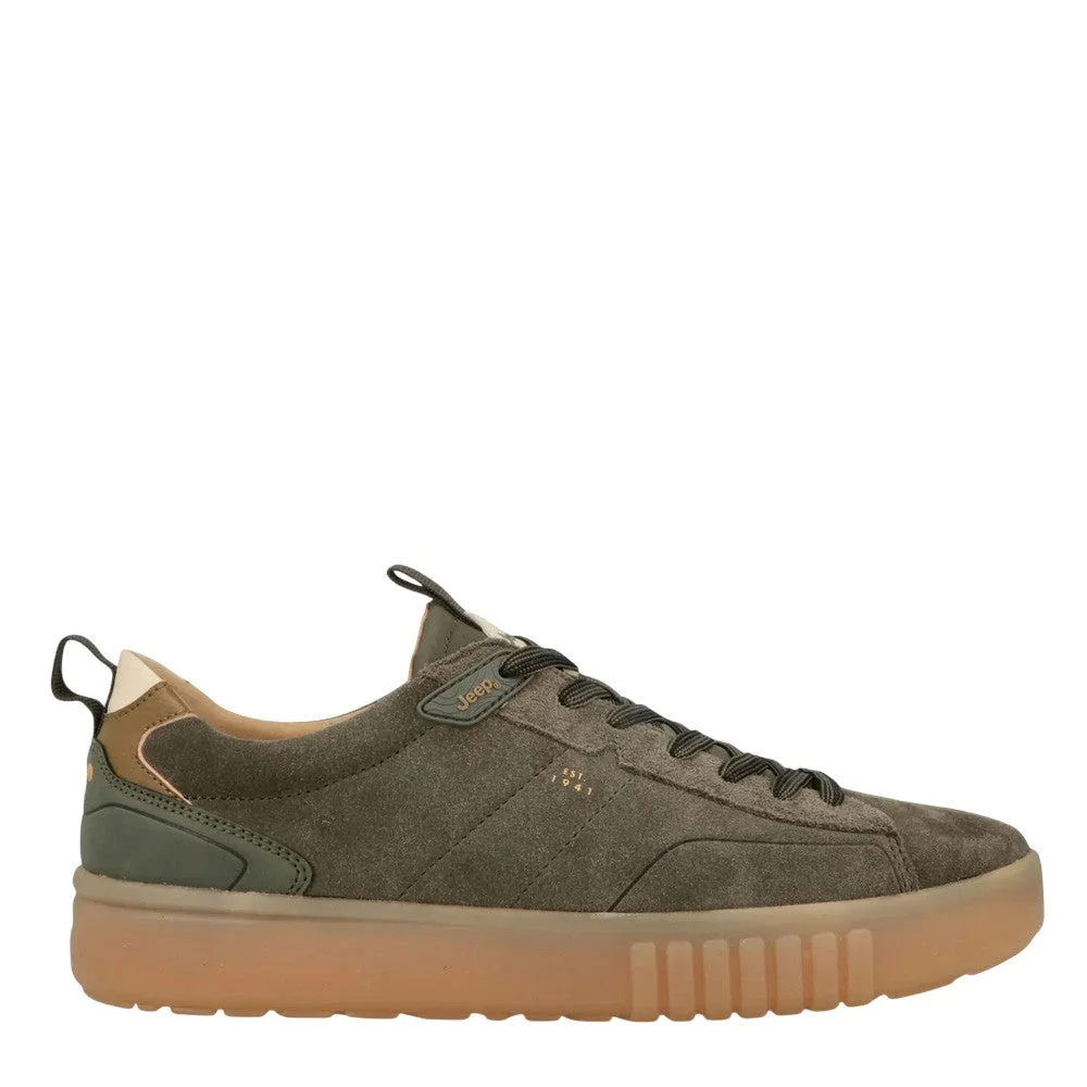 Φωτογραφία προϊόντος: JEEP Rocks Suede Sneaker 41-46 - ΧΑΚΙ