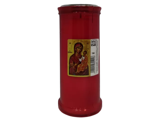 Φωτογραφία προϊόντος: PERFEL – ΤΣΑΓΚΑΛΟΠΟΥΛΟΣ ΝΙΚ. ΑΛΕΞΑΝΔΡΟΣ Κερί Διαρκείας για Μνήματα Κόκκινο 6 ημερών 7x20cm