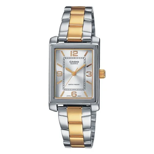 Φωτογραφία προϊόντος: CASIO Collection Two-Tone Stainless Steel Bracelet LTP-1234PSG-7AEG