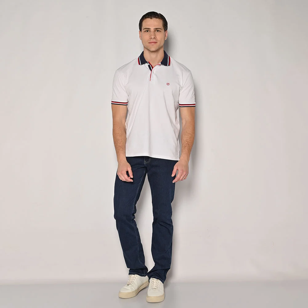 Φωτογραφία προϊόντος: Ανδρικό Πόλο Sogo Λευκό Classic Fit