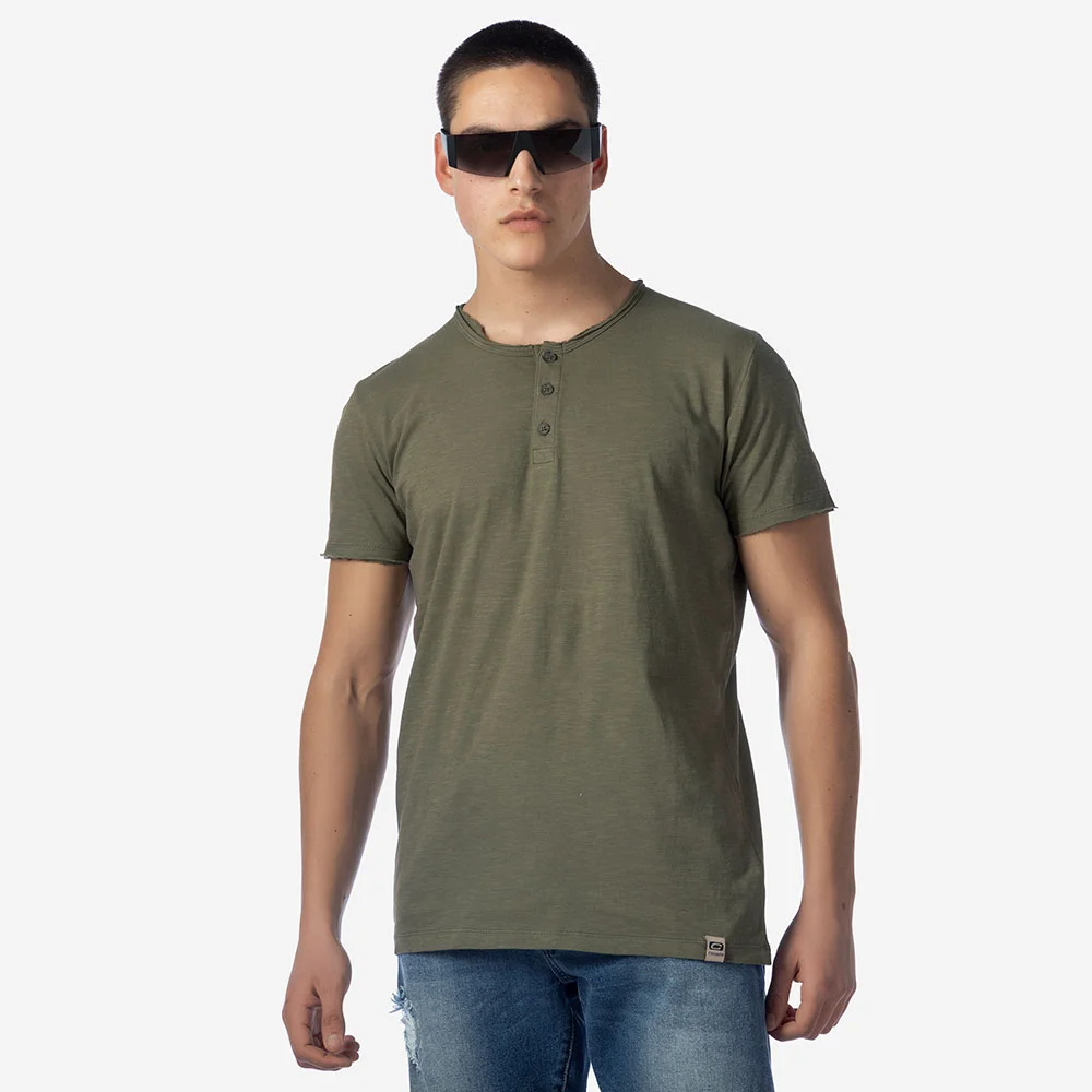 Φωτογραφία προϊόντος: Ανδρικό Τ-shirt Camaro Oil Με Κουμπιά
