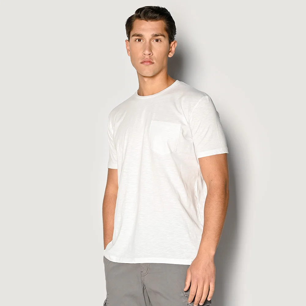 Φωτογραφία προϊόντος: ΑΝΔΡΙΚΟ T-SHIRT BROKERS ΜΕ ΤΣΕΠΗ BASIC WHITE