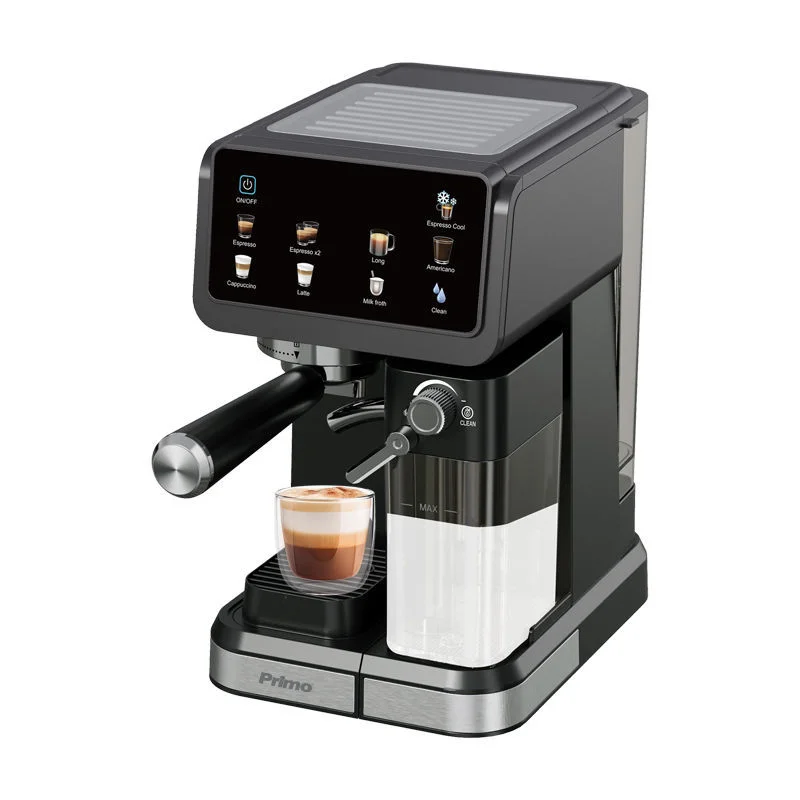 Φωτογραφία προϊόντος: Μηχανή Espresso+Milk frother PREM-40570 Primo Hot + Cold 3σε1 20Bar Touch screen Μαύρη-Inox