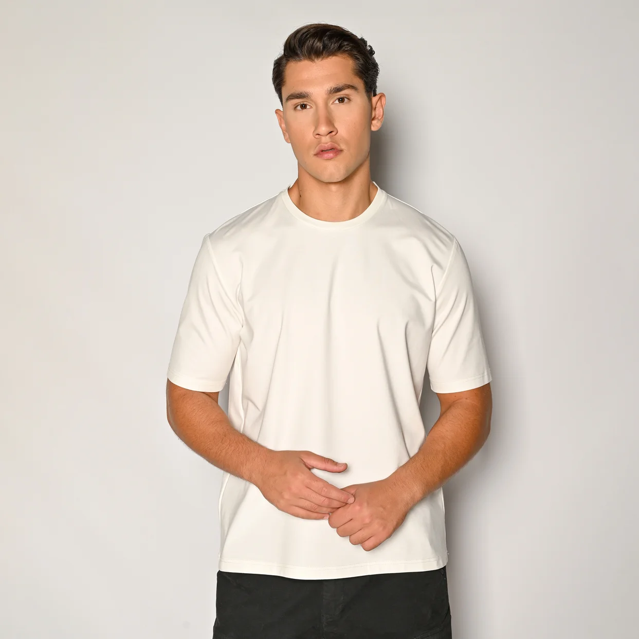 Φωτογραφία προϊόντος: Ανδρικό T-shirt Λευκό Loose Fit Brokers