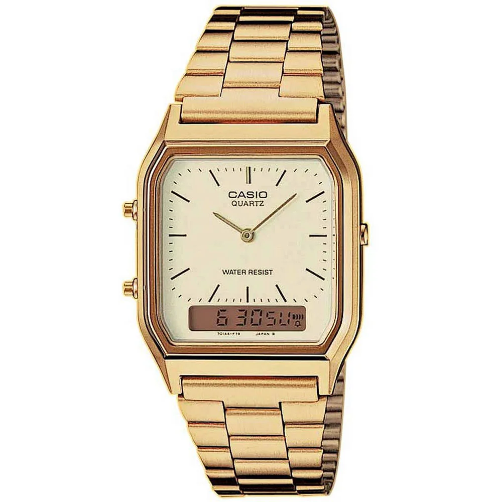 Φωτογραφία προϊόντος: CASIO Collection Gold Stainless Steel Bracelet AQ-230GA-9DM