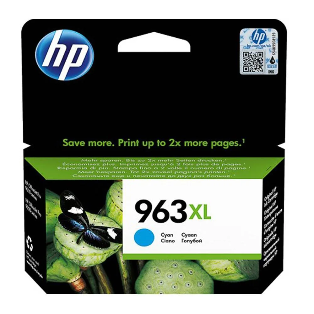 Φωτογραφία προϊόντος: HEWLETT PACKARD HP Μελάνι Inkjet No.963XL HC Cyan (3JA27AE) (HP3JA27AE)