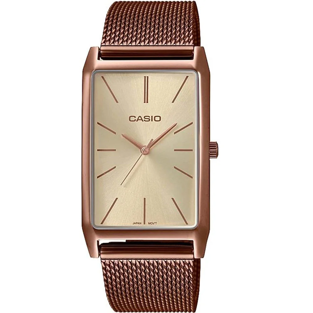 Φωτογραφία προϊόντος: CASIO Collection Rose Gold Stainless Steel Bracelet LTP-E156MR-9AEF
