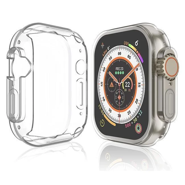 Φωτογραφία προϊόντος: Ultra Thin Silicone Case Διάφανη Apple Watch 49mm