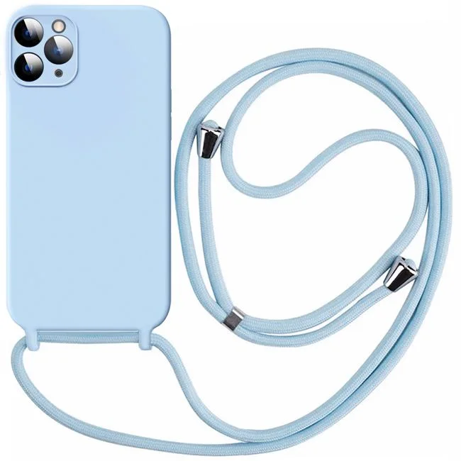 Φωτογραφία προϊόντος: Θήκη Orso Cloud Κορδόνι Cyan iPhone 11 Pro Max