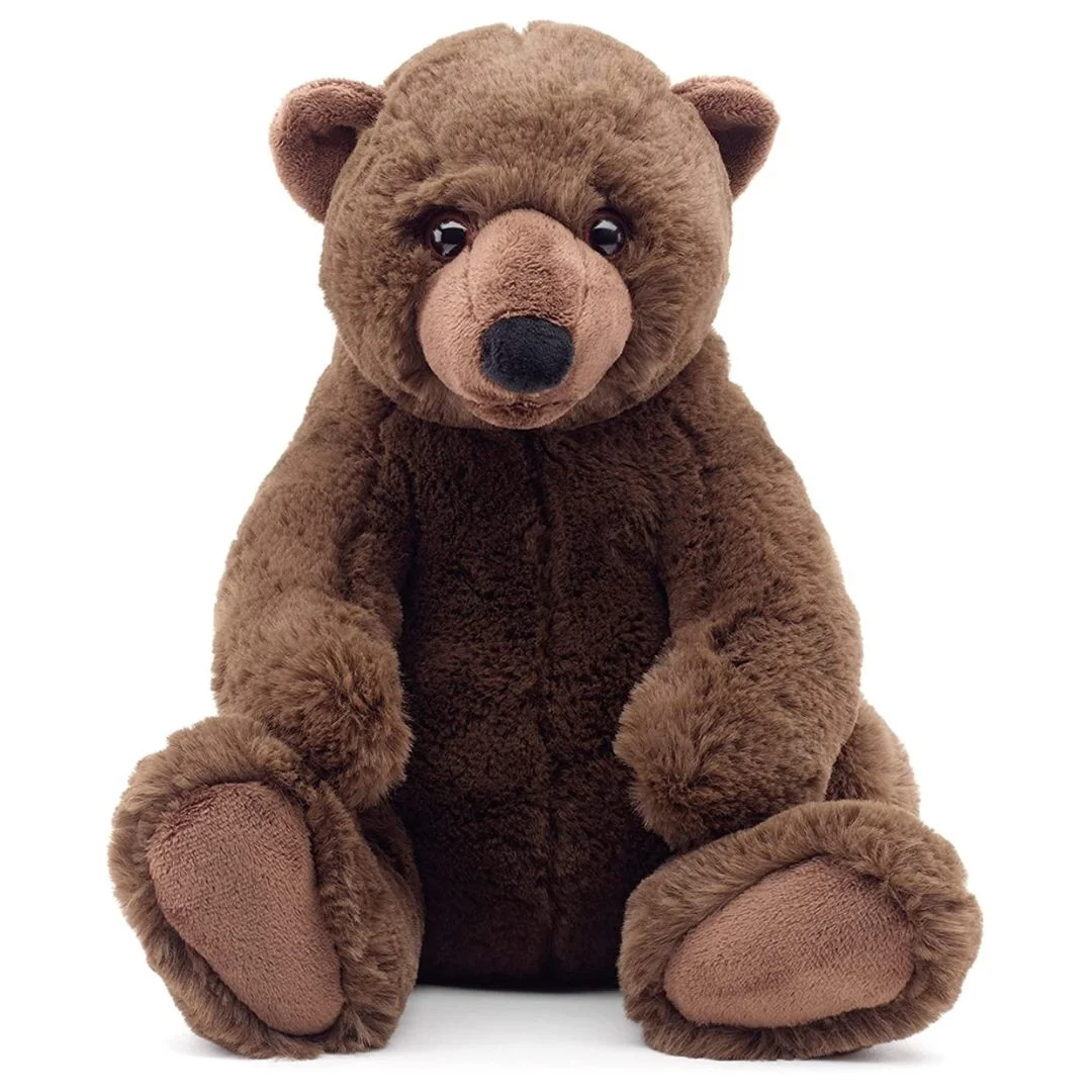 Φωτογραφία προϊόντος: BE0271K21 Uni Toys Λούτρινη καφέ αρκούδα καθιστή 27cm