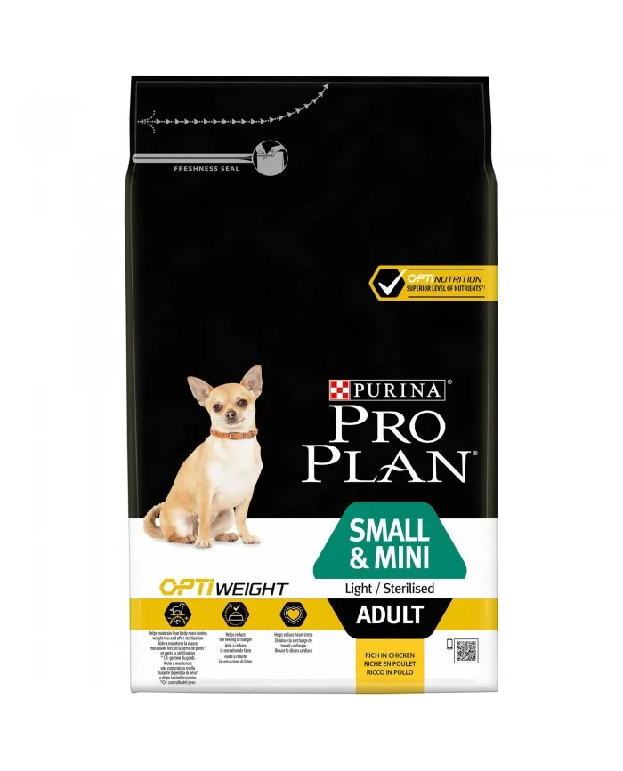 Φωτογραφία προϊόντος: PURINA PRO PLAN DOG SMALL+MINI ADULT LIGHT OR STERILISED WITH OPTIWEIGHT 3KG