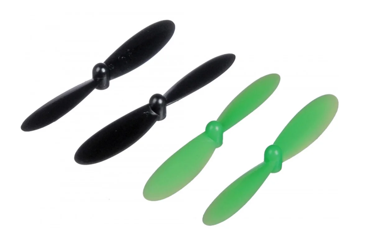 Φωτογραφία προϊόντος: H107-A36, HUBSAN Propeller kit X4 H107 Black - Green