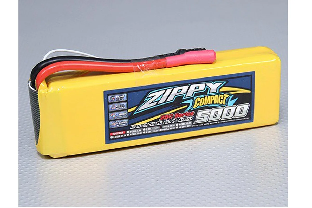 Φωτογραφία προϊόντος: ZIPPY Compact 5000mAh 4S 25C Lipo Pack
