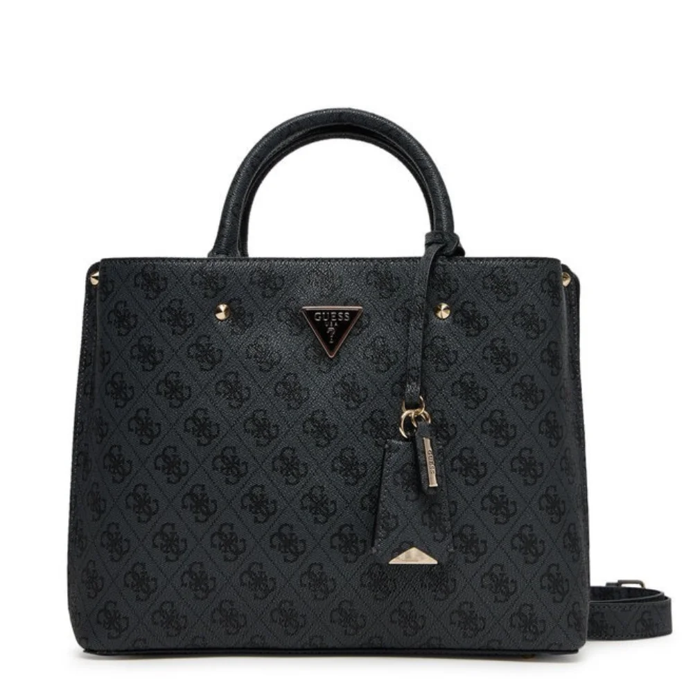 Φωτογραφία προϊόντος: Guess Meridian II Girlfriend Satchel Γυναικεία Coal Logo HWSG6974060