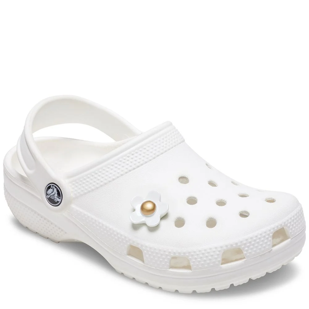 Φωτογραφία προϊόντος: Jibbitz 10013824 White Daisy With Gold Center Διακοσμητικό Crocs