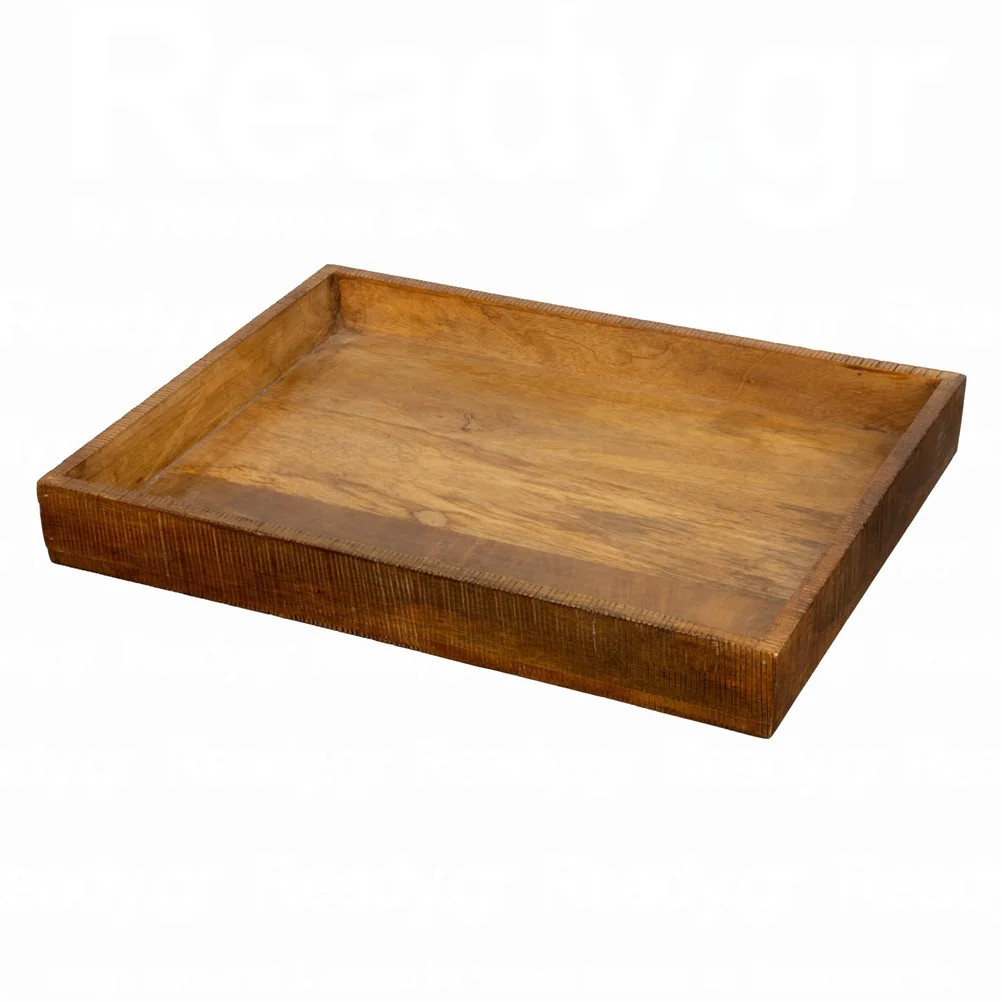 Φωτογραφία προϊόντος: Buffet Choice Ξύλινο κουτί Buffet, 40x30xΥ5cm, Mango σε φυσική απόχρωση