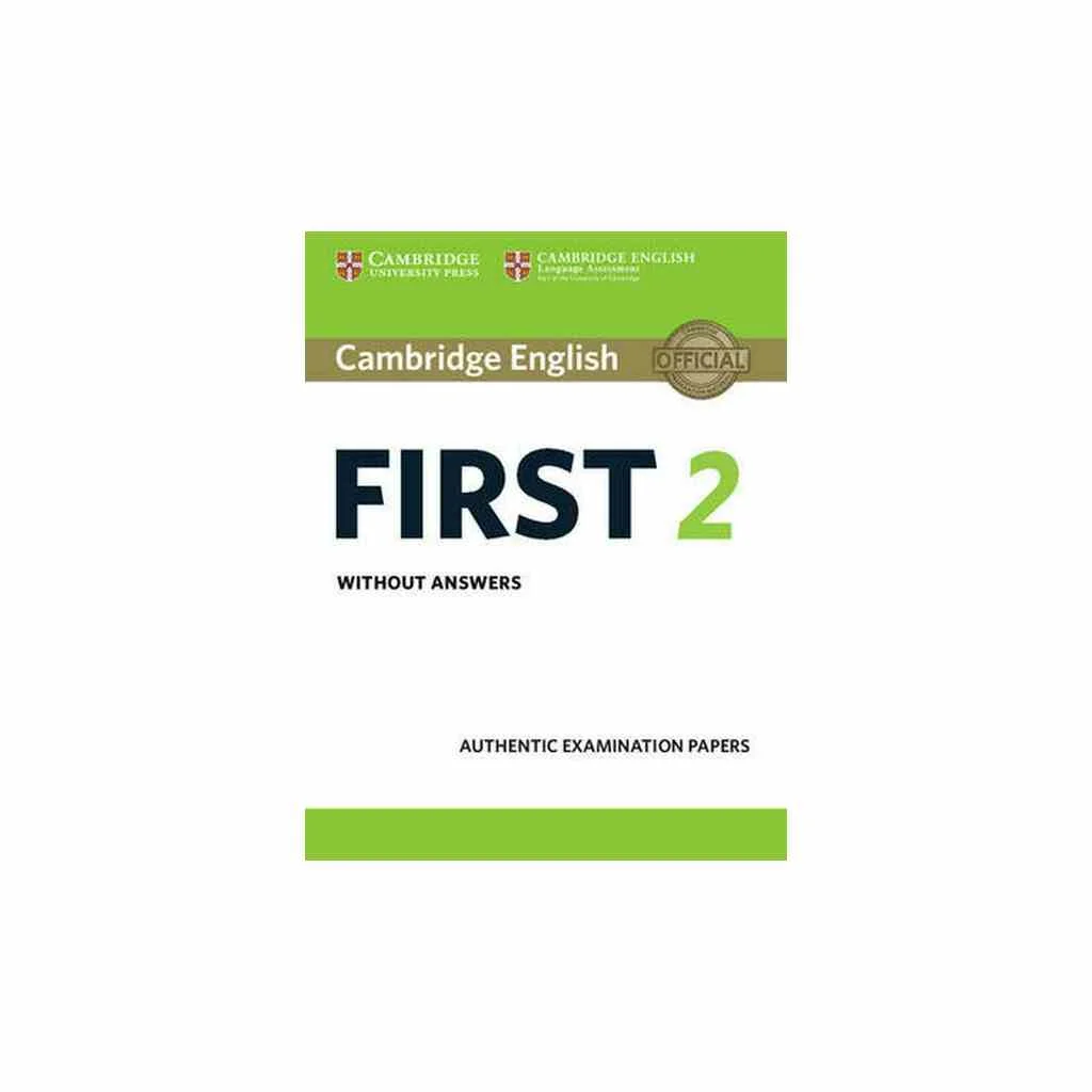 Φωτογραφία προϊόντος: CAMBRIDGE ENGLISH FIRST 2 SB WO/A