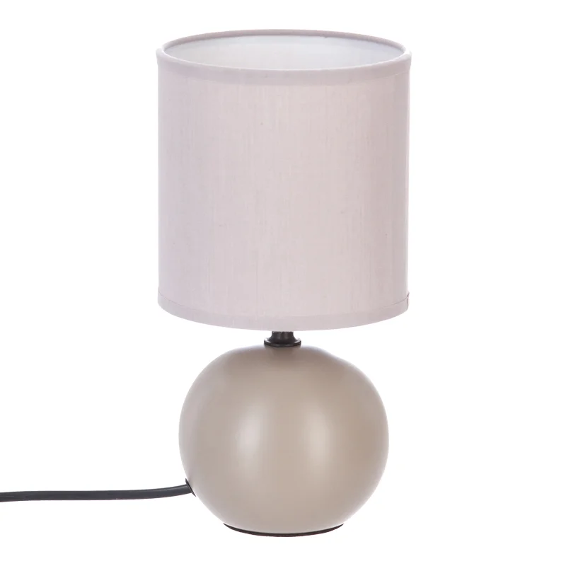 Φωτογραφία προϊόντος: Επιτραπέζιο φωτιστικό PWL-1210 pakoworld Ε14 κεραμικό σε γκρι-καφέ απόχρωση Φ13x25εκ