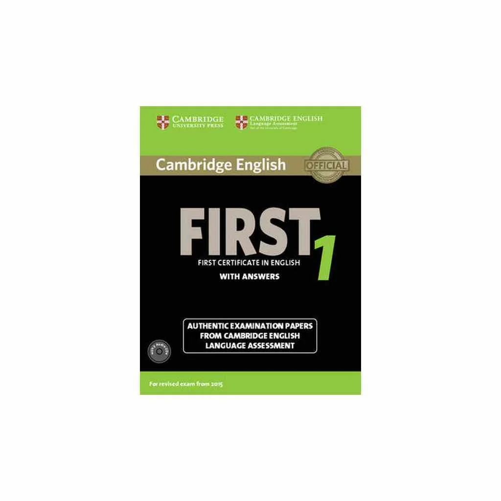 Φωτογραφία προϊόντος: CAMBRIDGE ENGLISH FIRST 1 SELF STUDY PACK (+ CD (2)) (FOR REVISED EXAM FROM 2015)