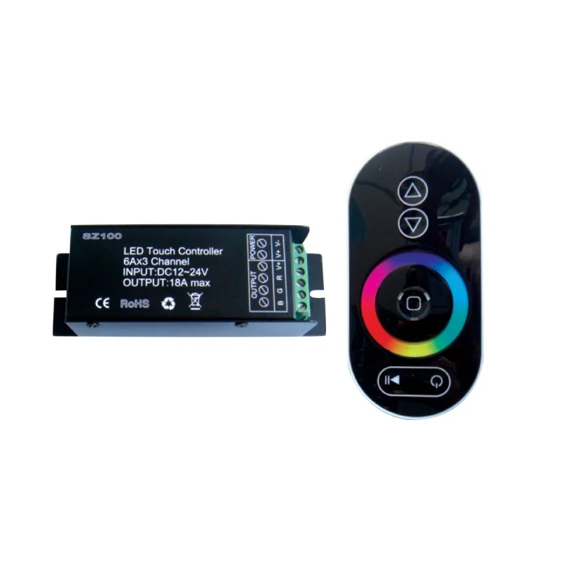 Φωτογραφία προϊόντος: ACALIGHT SZ100-TOUCH LED Τηλεχειριστήριο Power RGB RFTOUCH (18A, 12V/216W, 24V/432W)