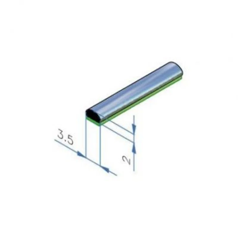 Φωτογραφία προϊόντος: TRIM 3,5mm ΧΡΩΜΙΟ (ΚΟΥΛΟΥΡΑ 50m-τιμή/μέτρο)