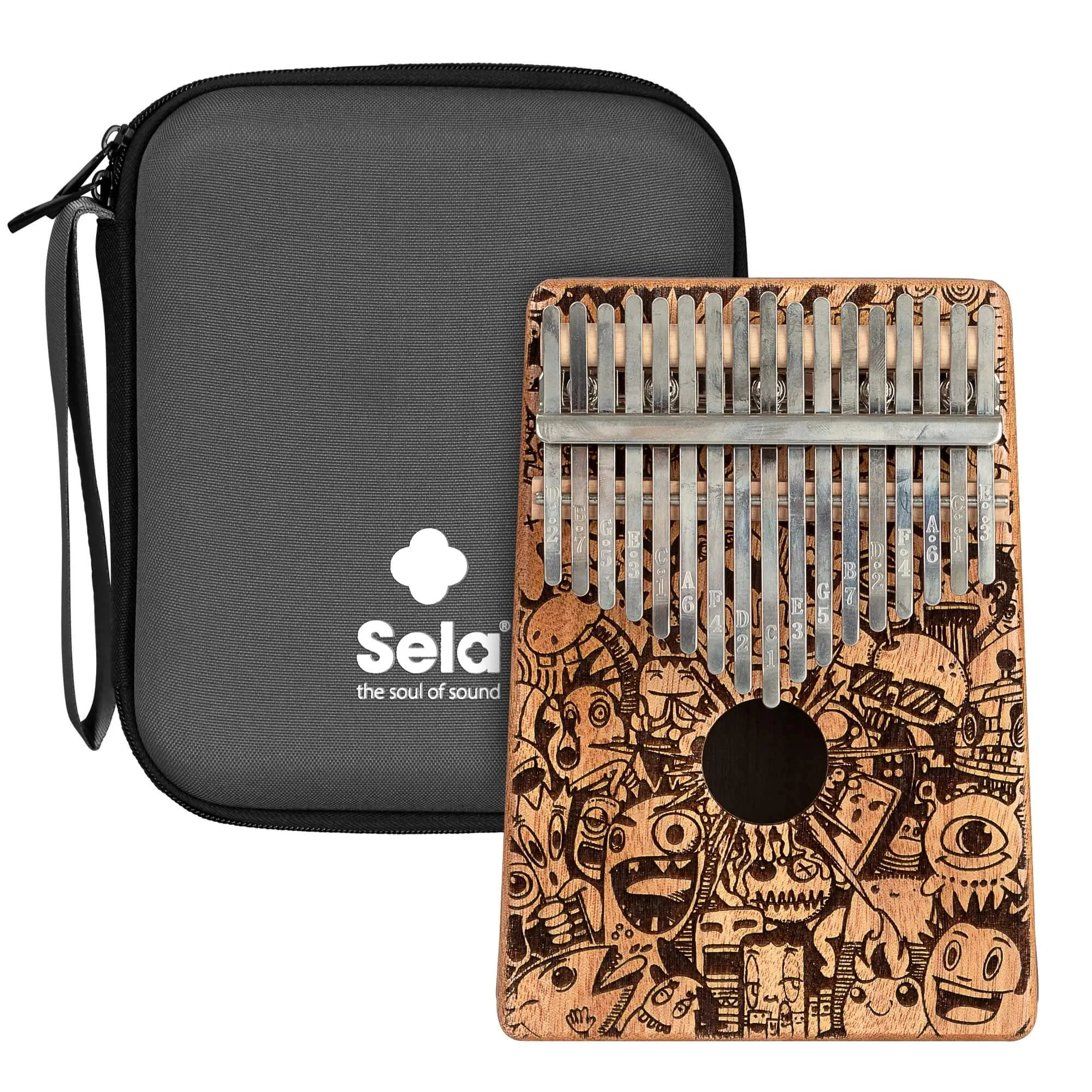 Φωτογραφία προϊόντος: Sela SE 251 Kalimba 17 Litttle Monster Laser