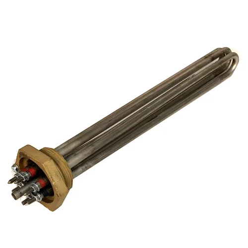 Φωτογραφία προϊόντος: Αντίσταση inox 1 ½ 4,5KW 3x2000W 230V με σωληνάκι θερμοστάτη