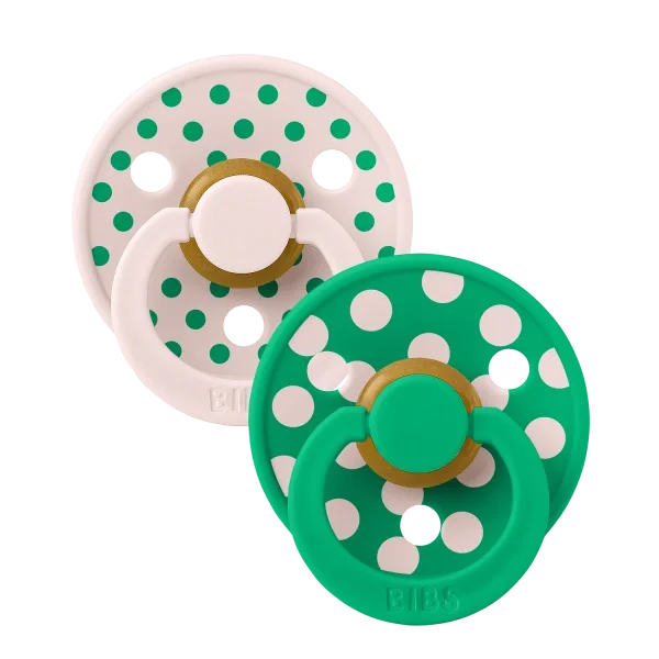 Φωτογραφία προϊόντος: BIBS STUDIO COLLECTION ΣΕΤ ΠΙΠΙΛΕΣ 2ΤΜΧ POLKA DOT CACTUS/BABY PINK No1
