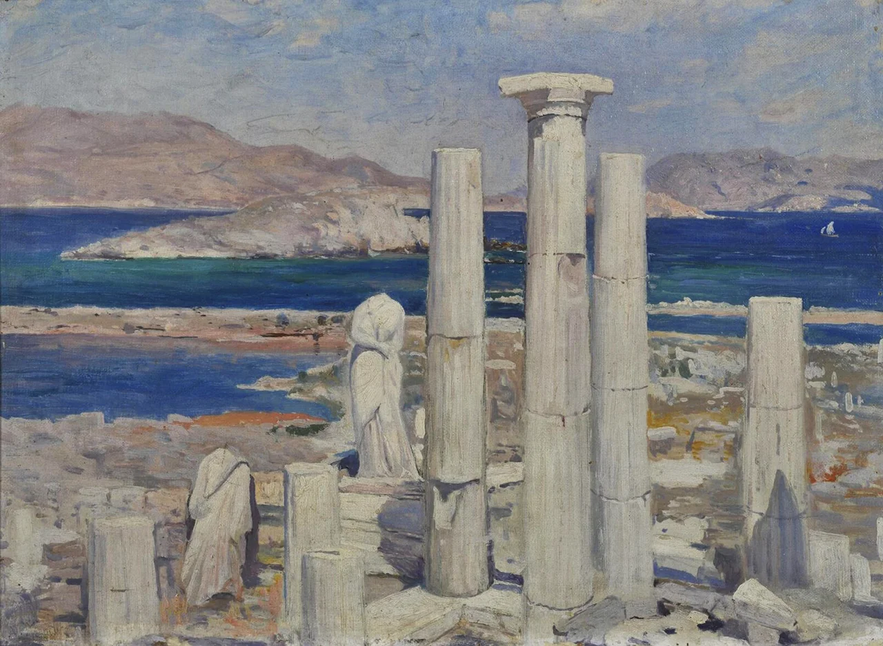 Φωτογραφία προϊόντος: Πίνακας ζωγραφικής σε καμβά Δήλος Νικόλαος Χειμώνας