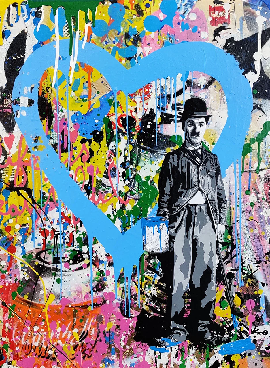 Φωτογραφία προϊόντος: Πίνακας σε καμβά Love is here street art