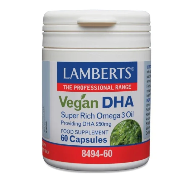 Φωτογραφία προϊόντος: Lamberts Vegan DHA Super Rich Omega 3 Oil 60caps