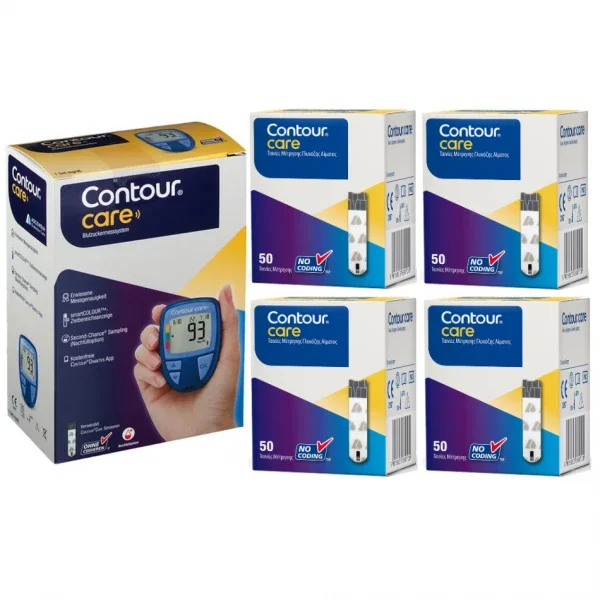 Φωτογραφία προϊόντος: Ascensia Contour Care 200 Ταινίες Σακχάρου + ΔΩΡΟ ΜΕΤΡΗΤΗΣ