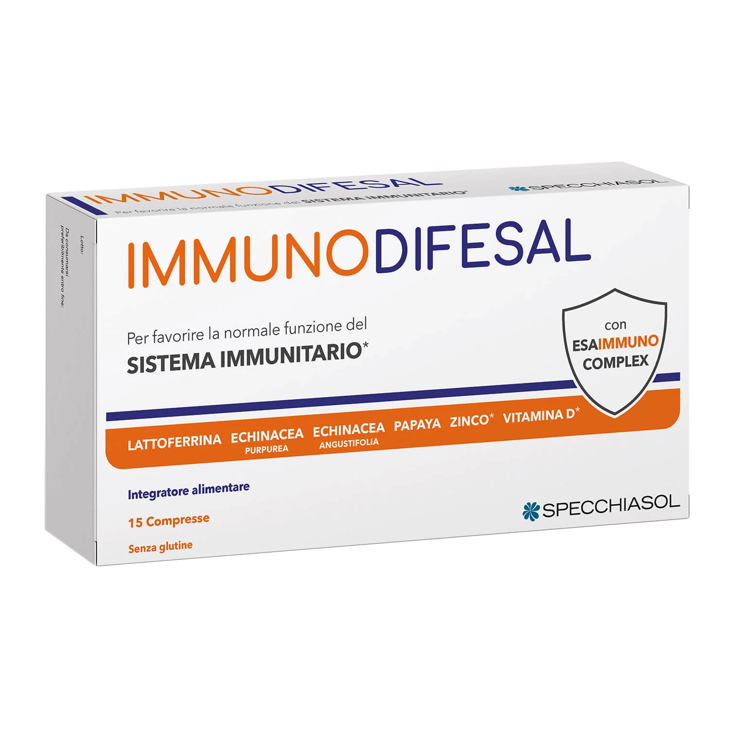 Φωτογραφία προϊόντος: Specchiasol ImmunoDifesal Συμπλήρωμα Διατροφής για το Ανοσοποιητικό 15 δισκία
