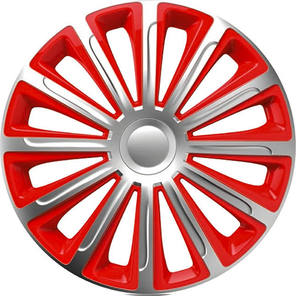 Φωτογραφία προϊόντος: VERSACO Σετ Τάσια Αυτοκινήτου Trand CBX 4τμχ 14" Ασημί/Κόκκινο
