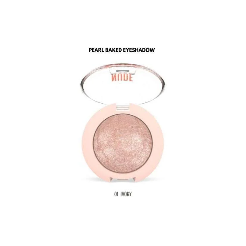 Φωτογραφία προϊόντος: Golden Rose Nude Look Pearl Baked Eyeshadow 01 Ivory 2.5gr