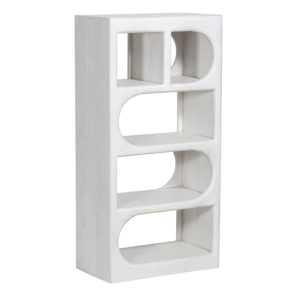 Φωτογραφία προϊόντος: B2BMarkt ΡΑΦΙΕΡΑ ΚΟΜΜΟ HANDYR HM9706 ΜΑΣΙΦ ΞΥΛΟ MANGO ΣΕ ΛΕΥΚΟ ΧΡΩΜΑ 60x35x120Υεκ.