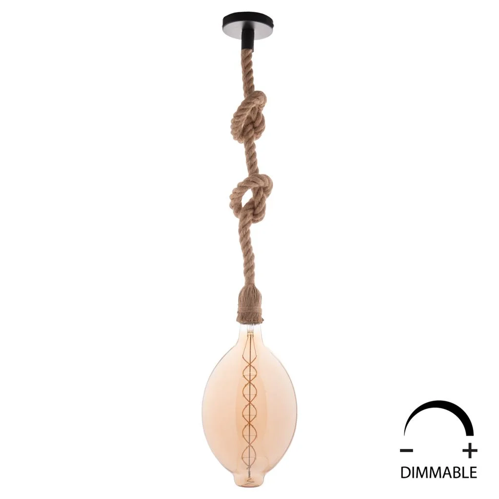 Φωτογραφία προϊόντος: B2BMarkt ΛΑΜΠΤΗΡΑΣ BT180 LED FILAMENT 8W E27 3000K TEA COLOR DIMMABLE HM4051.02
