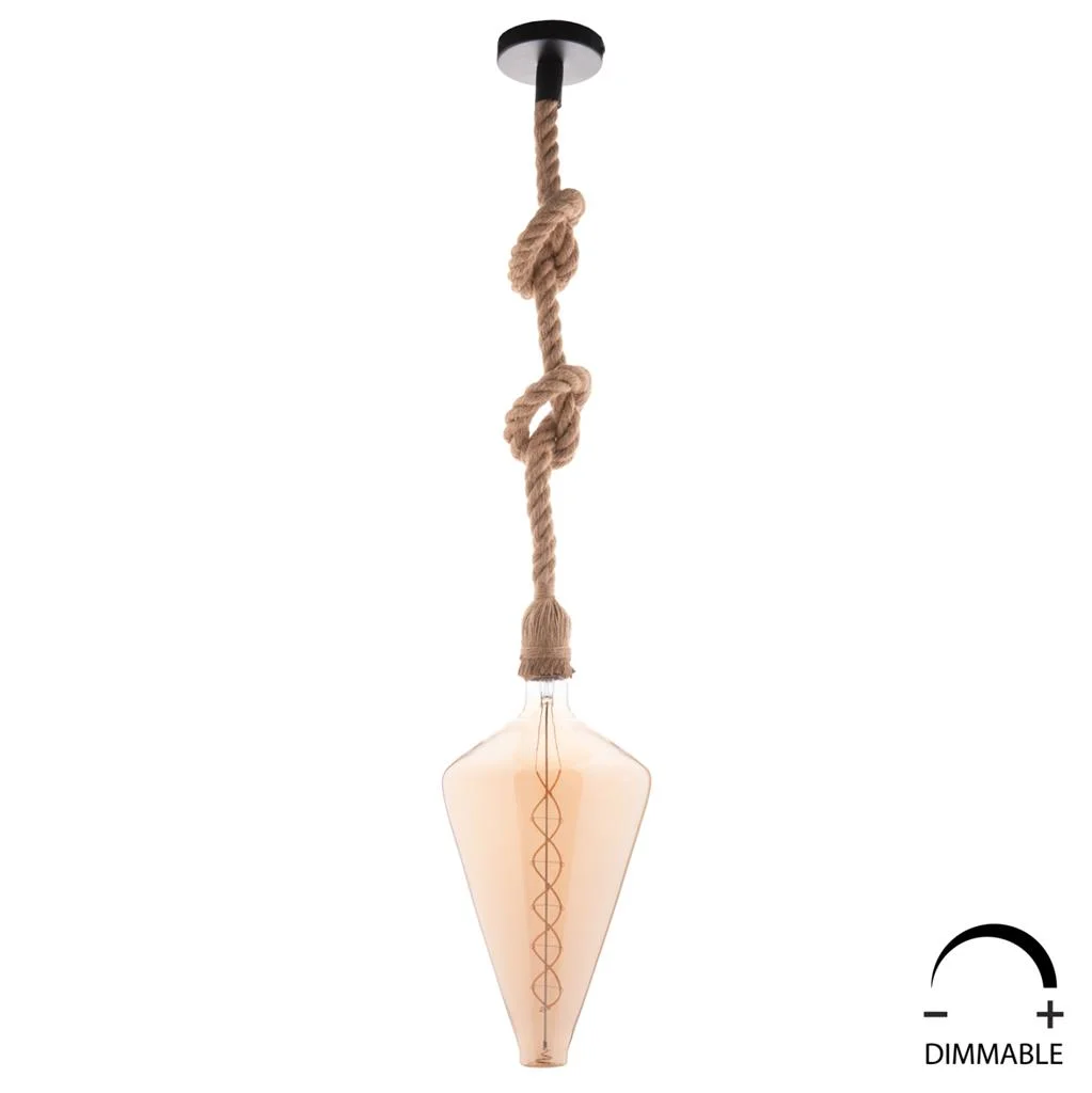 Φωτογραφία προϊόντος: B2BMarkt ΛΑΜΠΤΗΡΑΣ JHD-DHP-190 LED FILAMENT 8W E27 3000K GOLD COLOR DIMMABLE HM4054.02