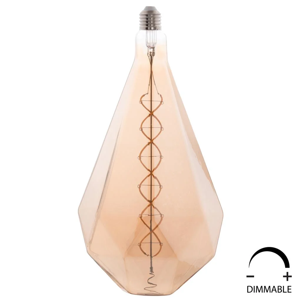 Φωτογραφία προϊόντος: B2BMarkt ΛΑΜΠΤΗΡΑΣ ZS1800 LED FILAMENT 8W E27 3000K TEA COLOR DIMMABLE HM4057