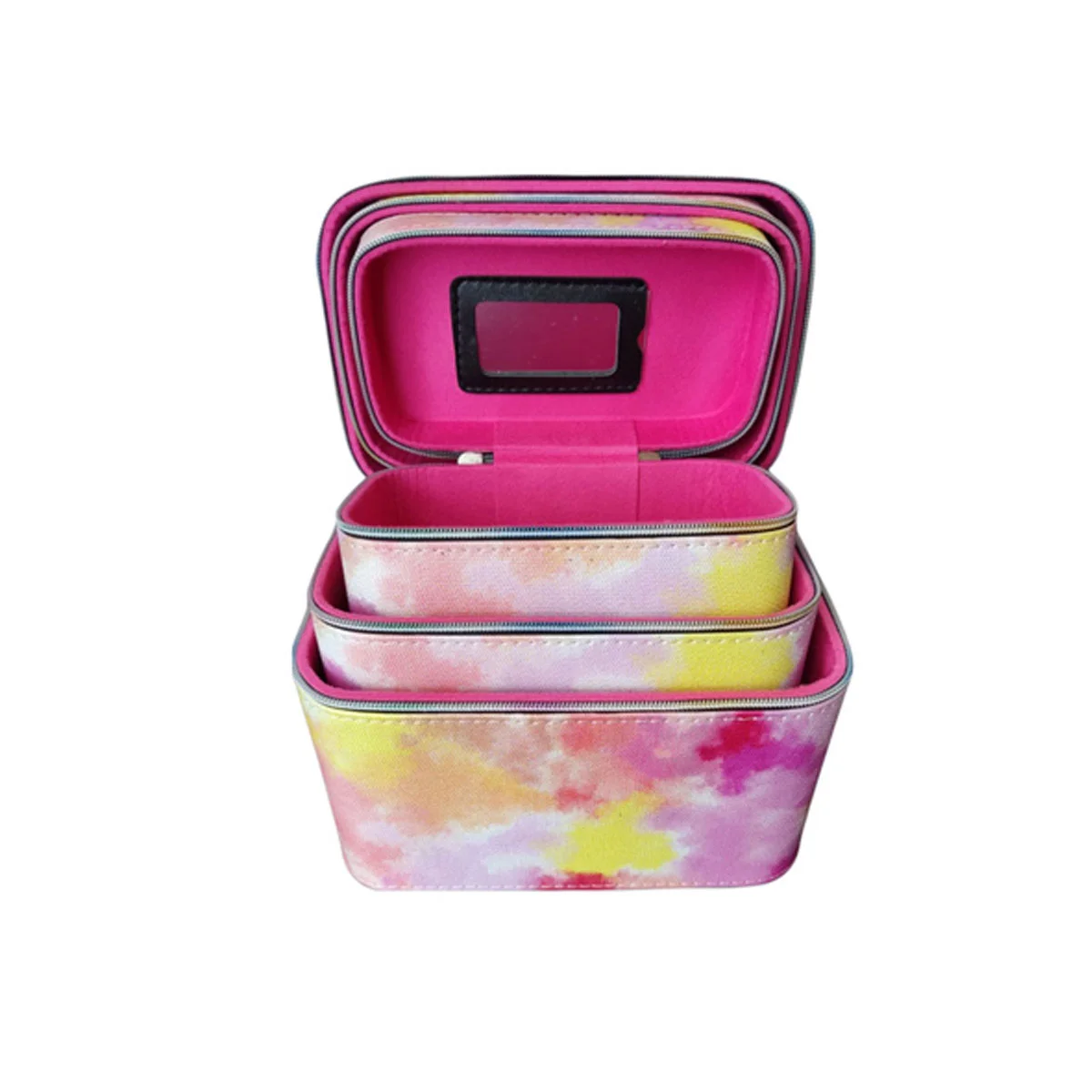 Φωτογραφία προϊόντος: Νεσεσέρ Travel Makeup Box 3 σε 1 - Βαλιτσάκι Ταξιδιού για Καλλυντικά Rainbow