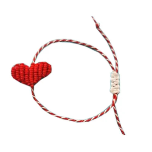 Φωτογραφία προϊόντος: Μαρτάκι macrame καρδιά Red Heart