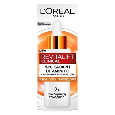 Φωτογραφία προϊόντος: L Oreal Paris Ορός προσώπου Revitalift Clinical με καθαρή βιταμίνη C L oreal (30ml)