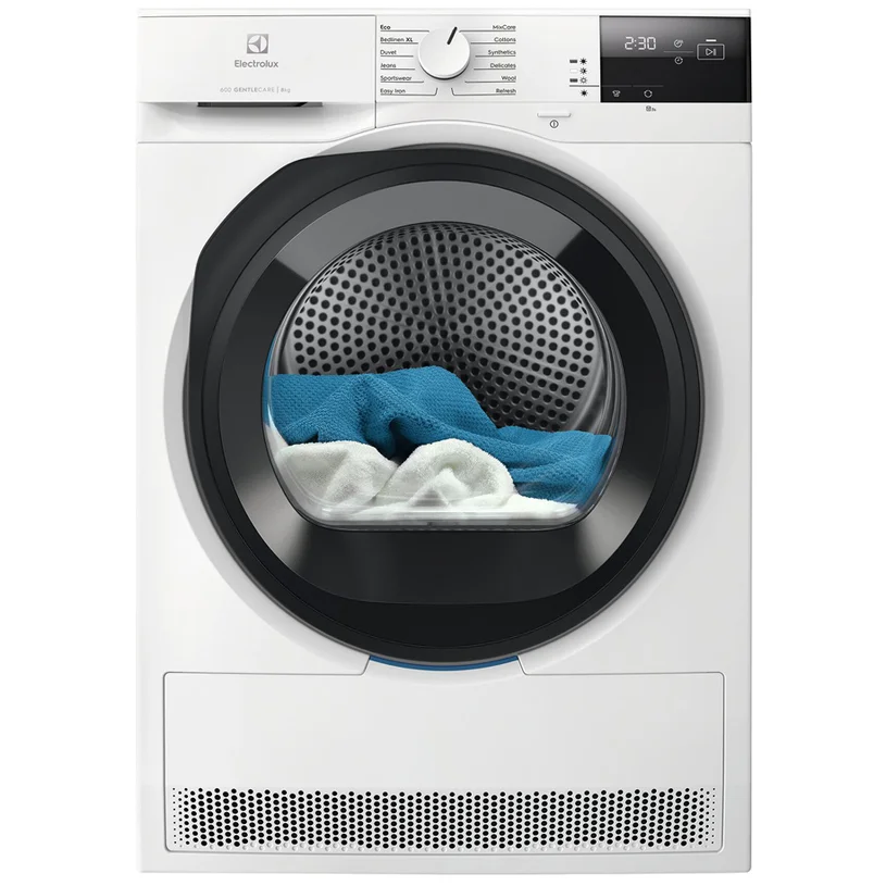 Φωτογραφία προϊόντος: Στεγνωτήριο Electrolux EW6D285AE 8kg A+++ με Αντλία Θερμότητας Λευκό