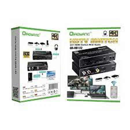 Φωτογραφία προϊόντος: Qiaoyang HDTV switch Διακόπτης 2×1 HDMI με ήχο QA-HD152